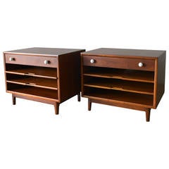 Pair of Magazine Side Tables by Kipp Stewart for Drexel