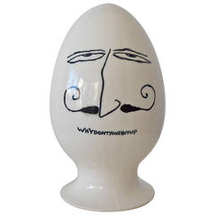 Lagardo Tackett Ceramic Egg Head