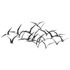 Curtis Jere Birds in Flight Metal Wall Sculpture