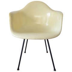 First Generation Charles Eames Rope Edge DAX Armchair