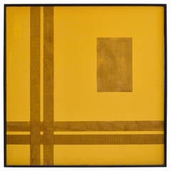 Mixed Media Geometric Painting by John Scott Byrnes