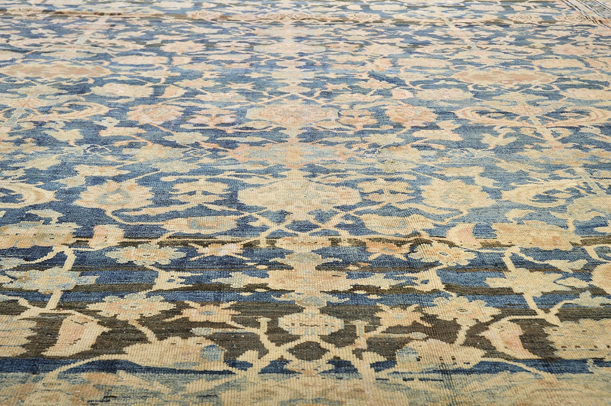 1890s Antique Persian Bakhtiari Rug