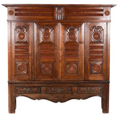 Walnut Cabinet from Brittany France