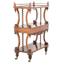 Early Victorian Three-Tier Stand