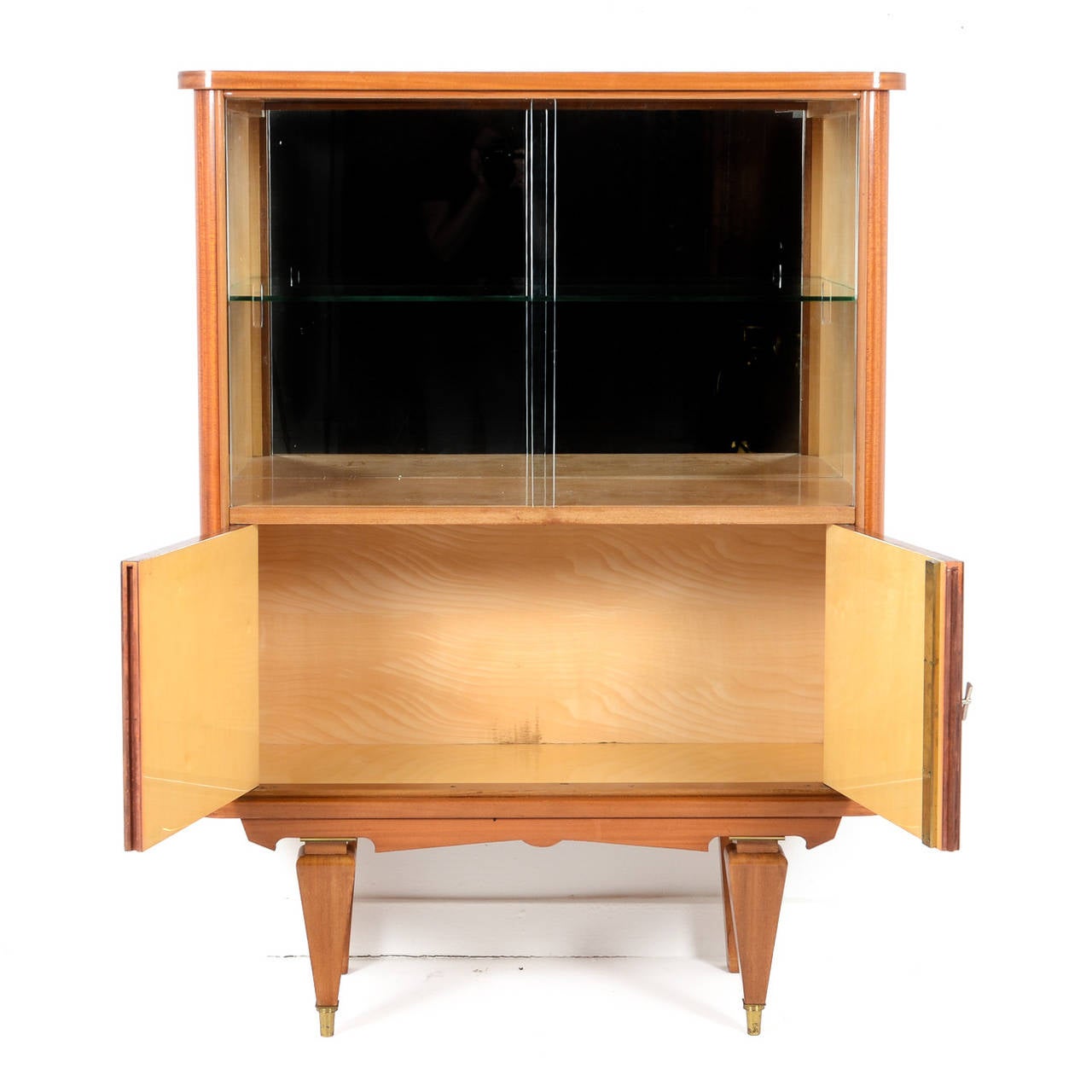 French Mid-Century Modern Bar Cabinet from Paris Circa 1950