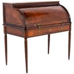 French Antique Cylinder Desk, 19th Century