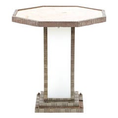 French Art Deco Table in the Manner of Edgar Brandt, circa 1920