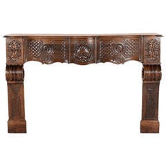 Antique French Provencal Fire Surround, 19th Century