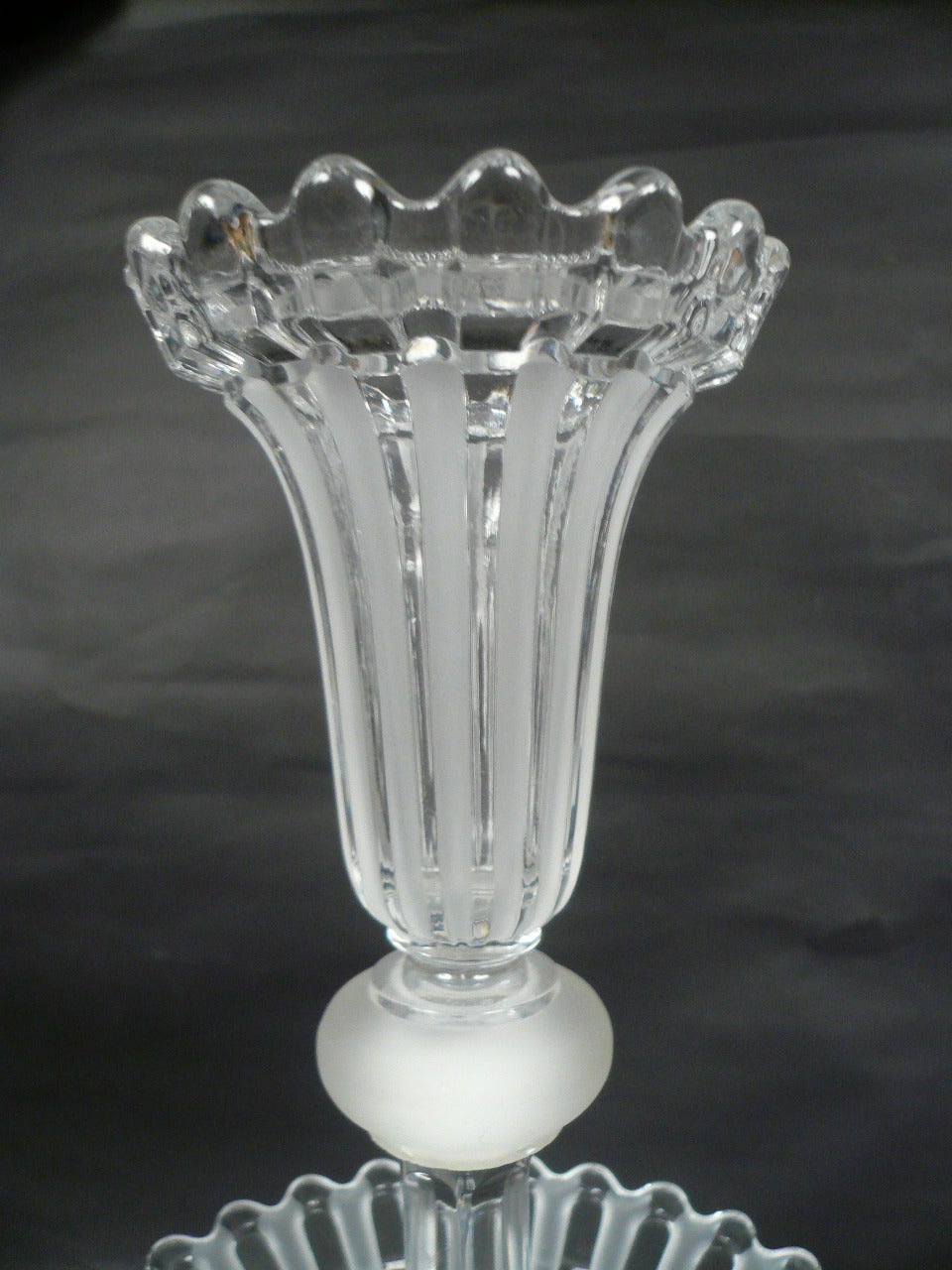 Belle Époque Baccarat Three-Tier Pastry Server