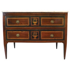 Northern Italian Neoclassical Marble-Top Commode