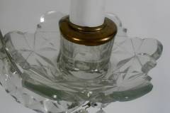 Pair of English Georgian Cut Crystal Sconces
