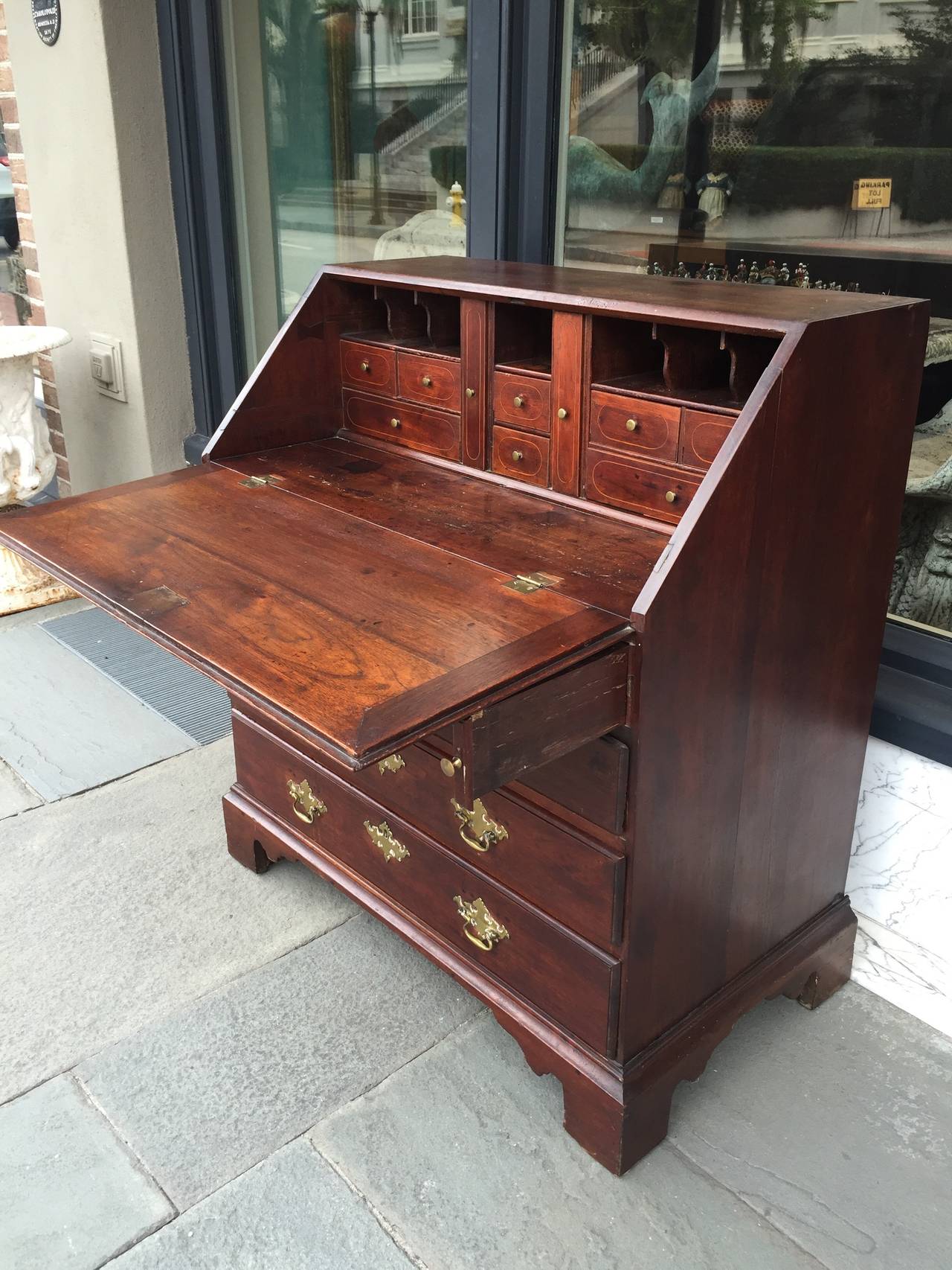 American Slant Front Desk with Fitted Interior, circa 1780 2