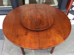 American Southern Lazy Susan Dining Table, circa 1830