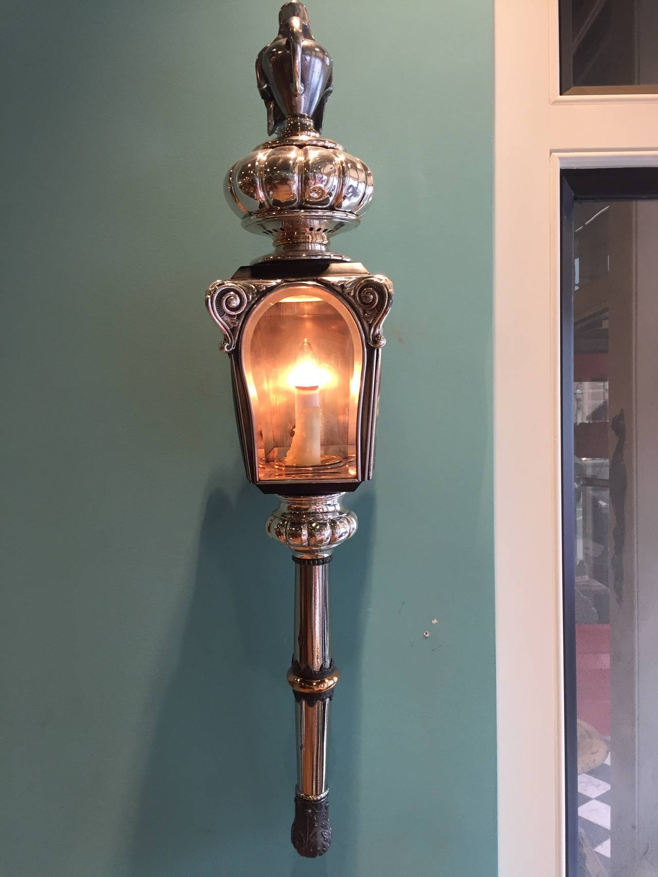 Pair of American Coach Lamps, circa 1890 For Sale at 1stDibs | 1890 lamps, coach  lamps for sale, antique coach lamps