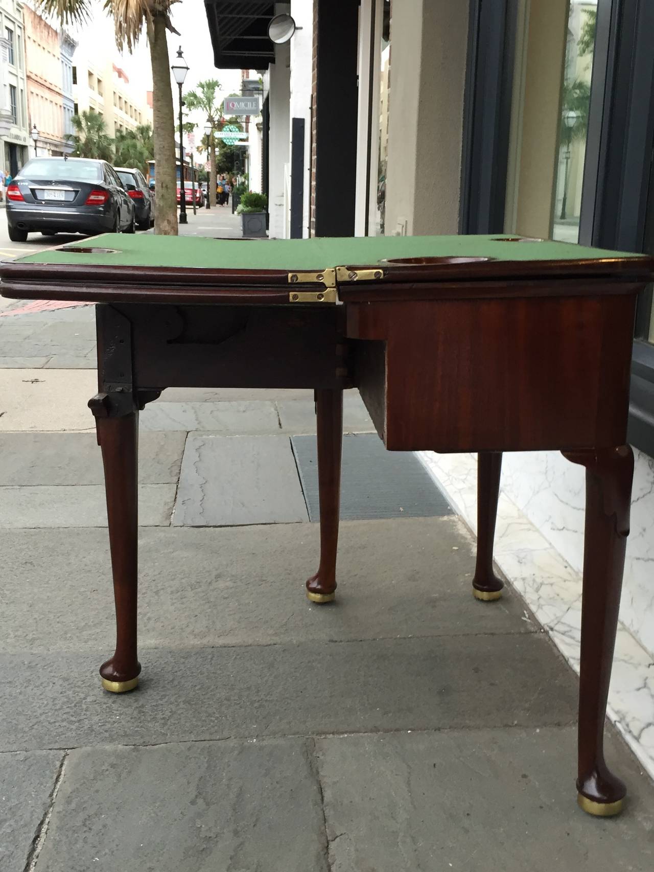 English Mechanical Triple-Top Table with Fitted Desk, circa 1840