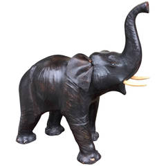 Decorative Leather Elephant, 20th Century