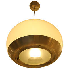 Large Lumi Pendant by Pia Guidetti Crippa in Glass and Aluminium 10
