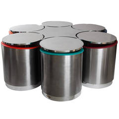 Table and Six Chairs by Ringo Starr and Robin Cruickshank (RoR) 1970