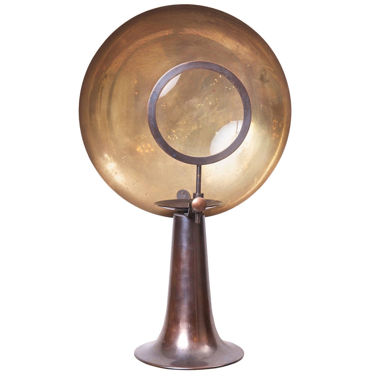 Parabolic Reflector and Magnifying Device at 1stdibs