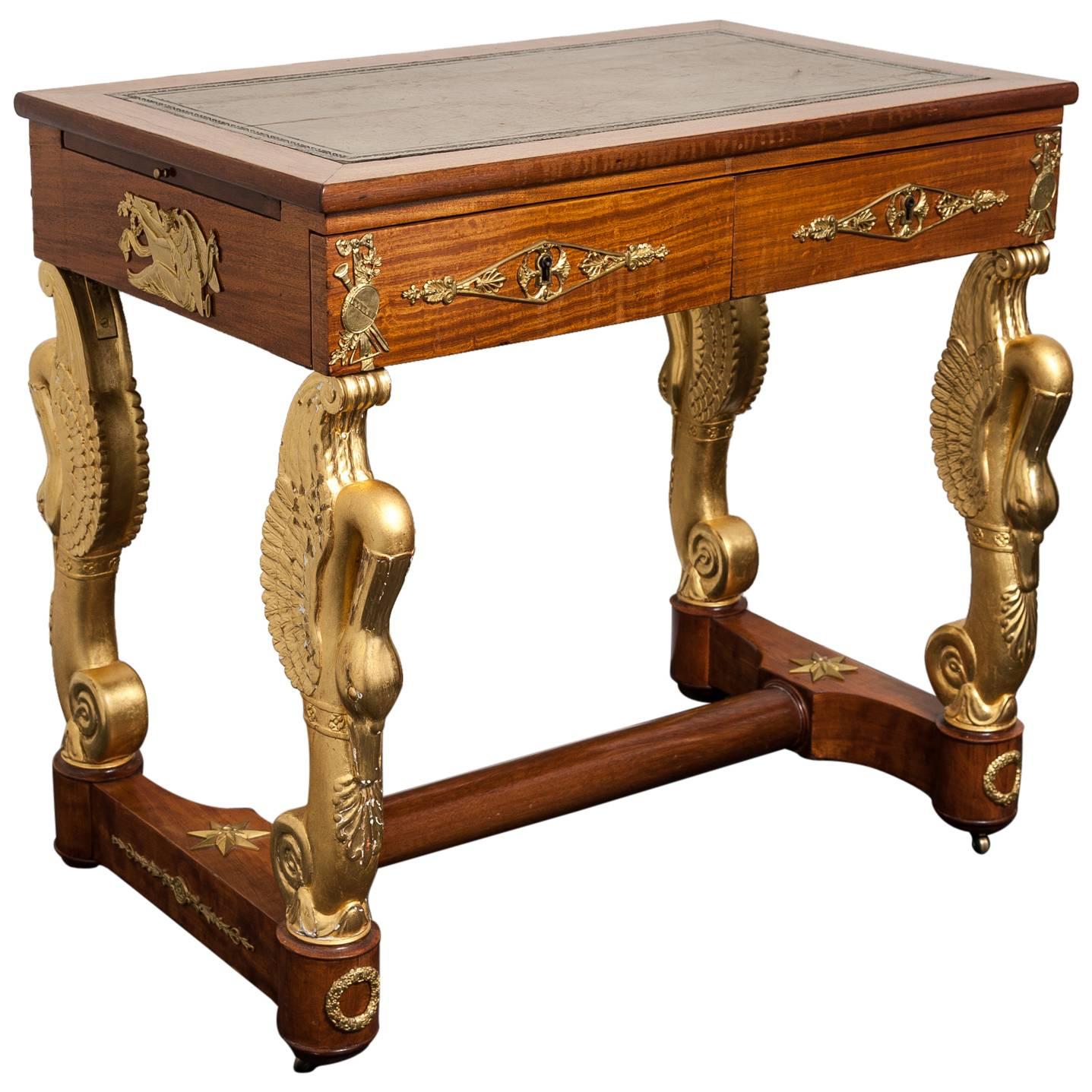 French Empire Dressing Table For Sale