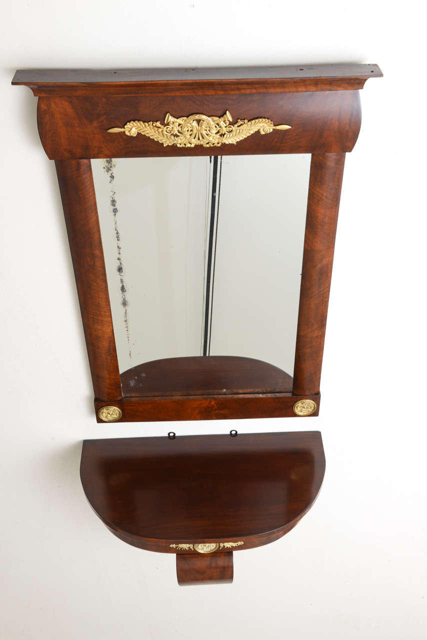 Wall-Hung Console with Mirror 1