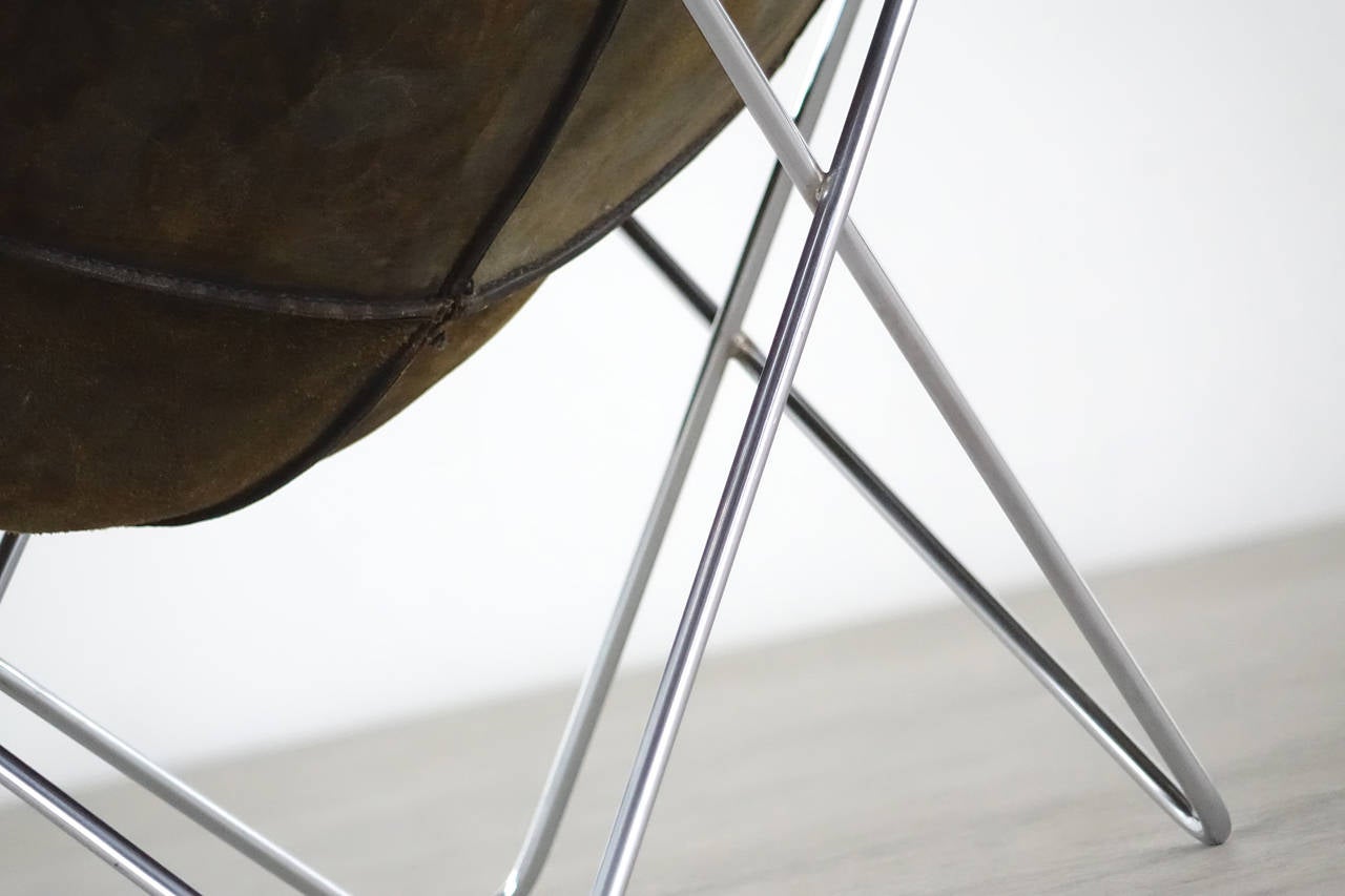 Argentine Jorge Ferrari, Hardoy Butterfly Sling Chair for Knoll International, 1960