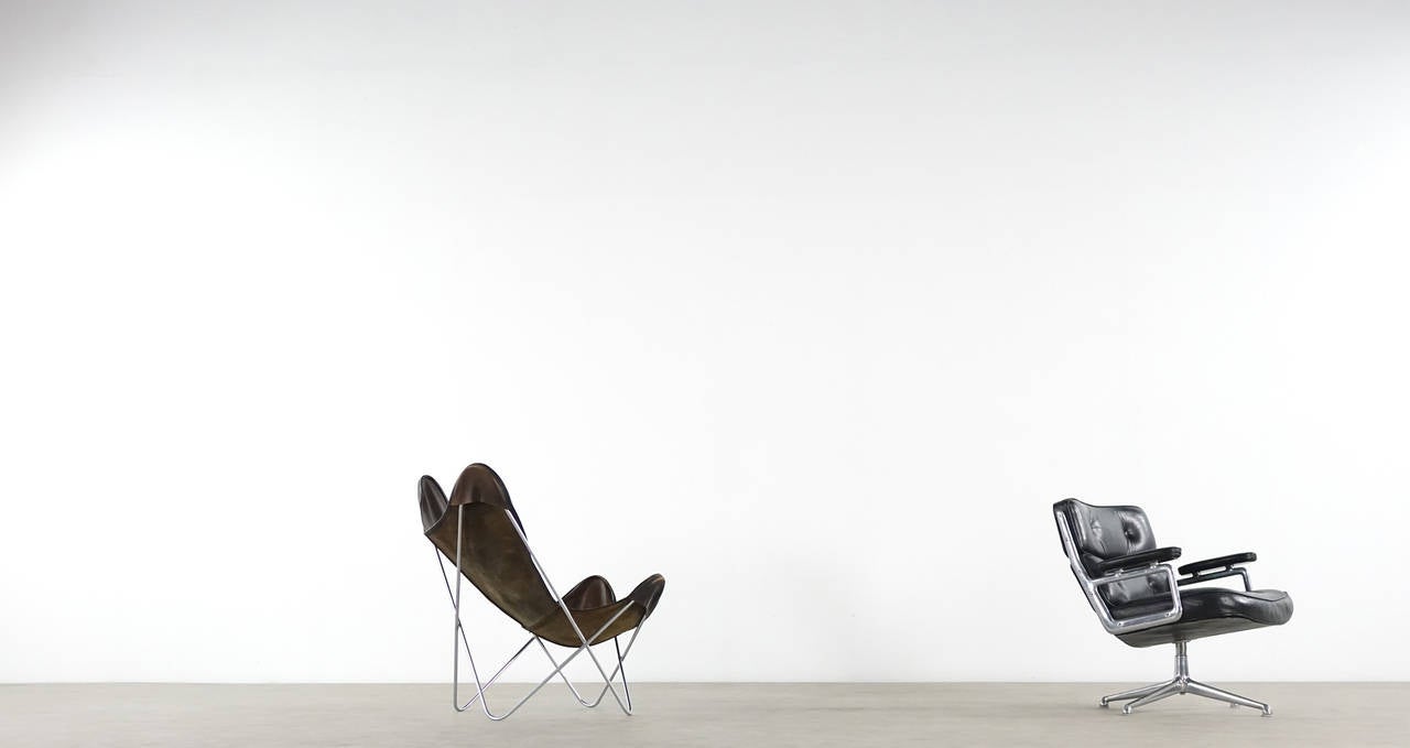 Mid-20th Century Jorge Ferrari, Hardoy Butterfly Sling Chair for Knoll International, 1960
