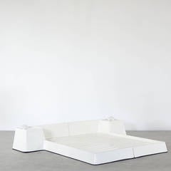 Marc Held Sculptural Fiberglass Bed, 1970, by Prisunic France Paris