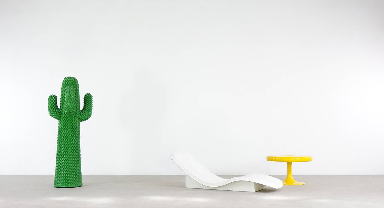 Late 20th Century Charles Zublena Chaise Longue 1970 Edition Les Plastiques