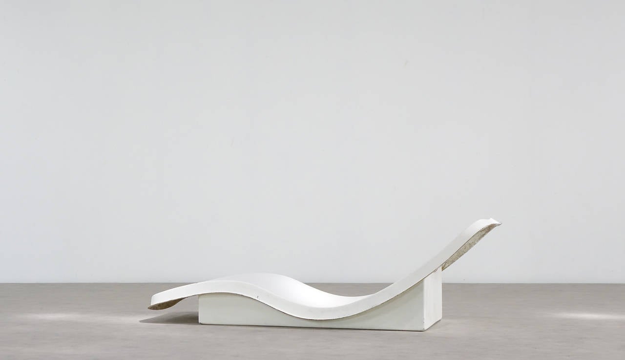 Charles Zublena Chaise Longue 1970 Edition Les Plastiques 3