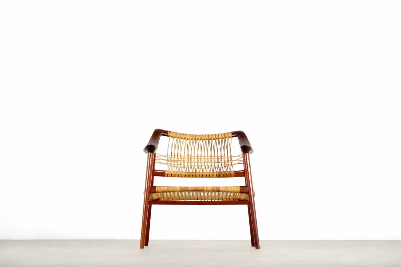 Danish Frederik A. Kayser for Rastad Relling  Chair Produced by Gustav Bahus and EFT