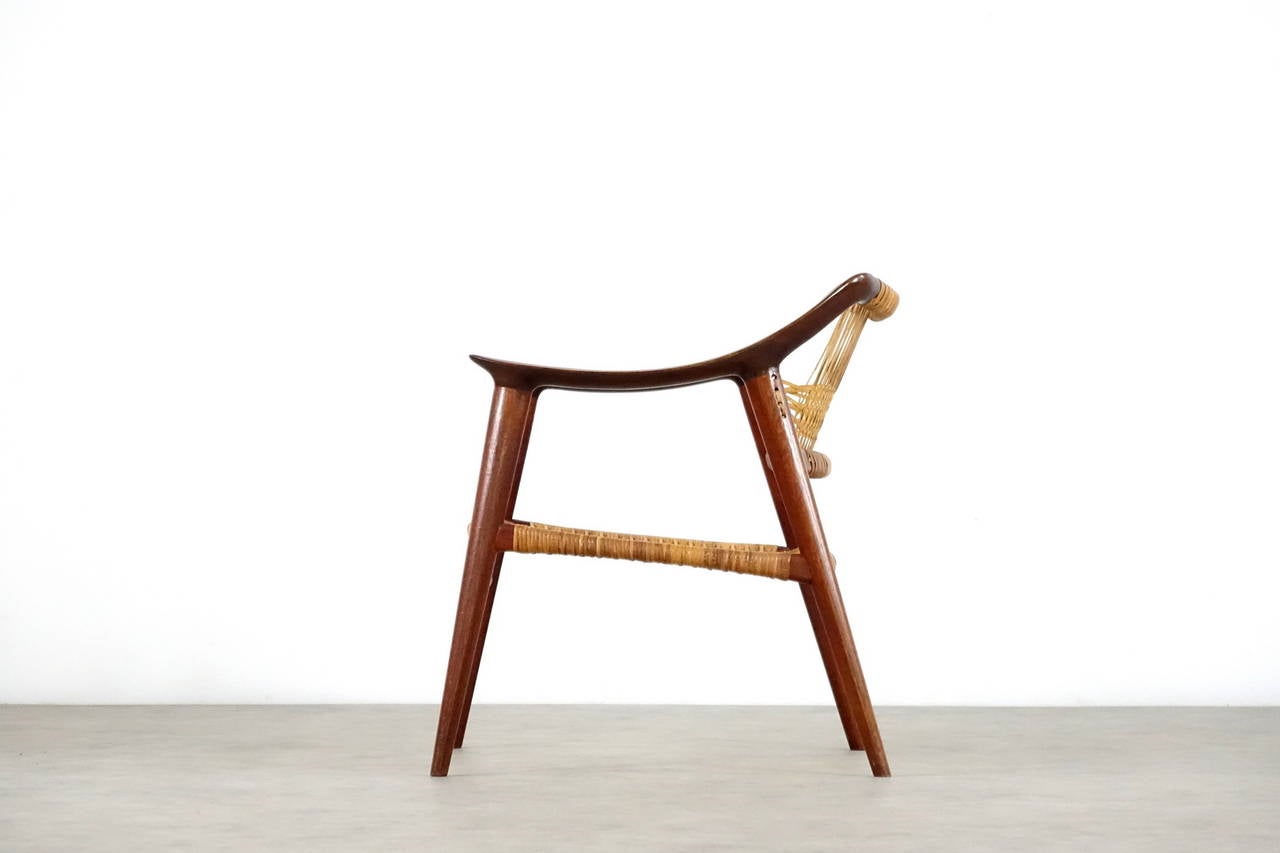 Mid-Century Modern Frederik A. Kayser for Rastad Relling  Chair Produced by Gustav Bahus and EFT