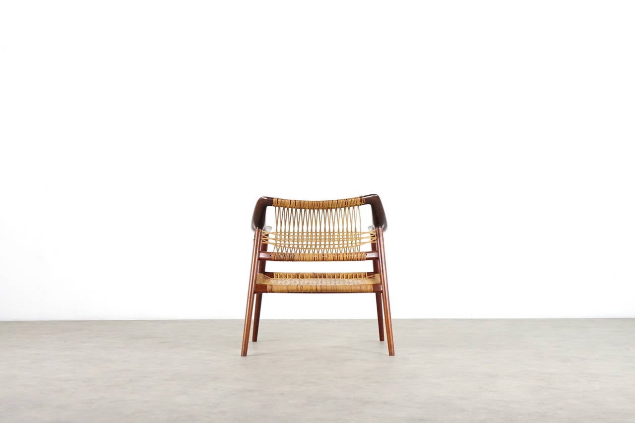 Teak Frederik A. Kayser for Rastad Relling  Chair Produced by Gustav Bahus and EFT