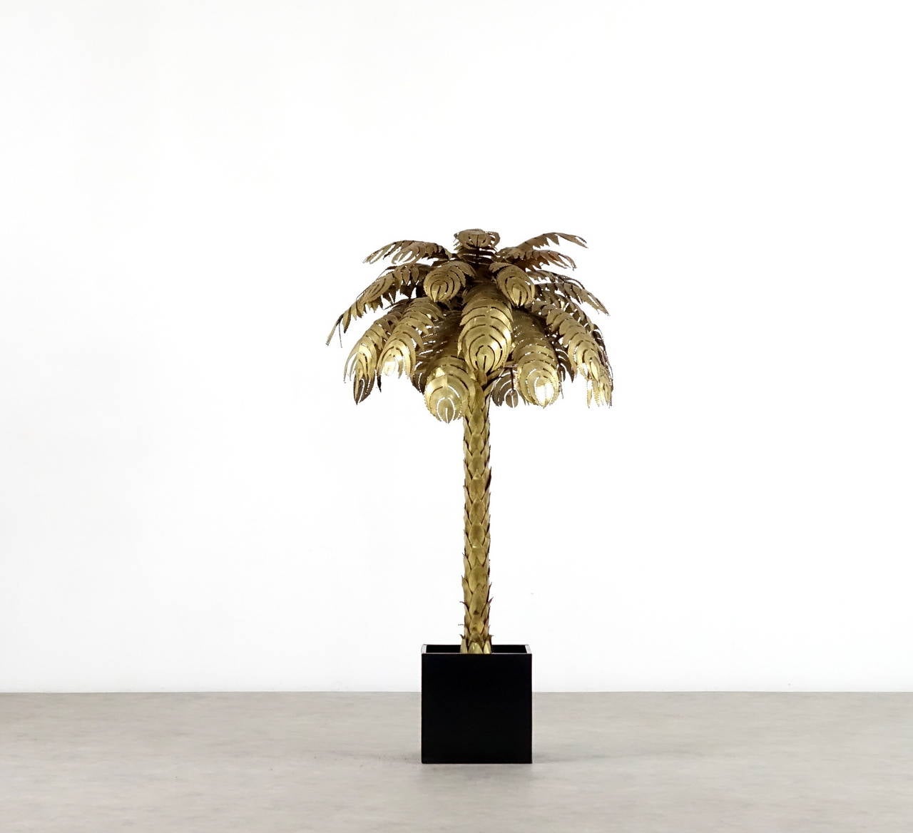 Atelier Techoueyres, Floor Lamp in the Form of a Palm Tree for Maison Charles In Good Condition In Munster, NRW