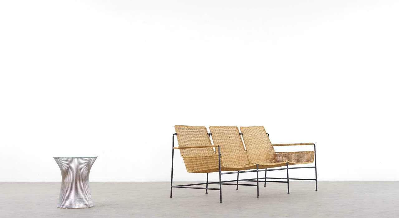 Herta Maria Witzemann Rattan & Metal Group 1954 by Wilde & Spieth