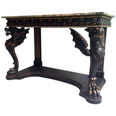 Late 18th or Early 19th Century Italian Console Table