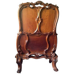 18th Century French Walnut Fire Screen 8