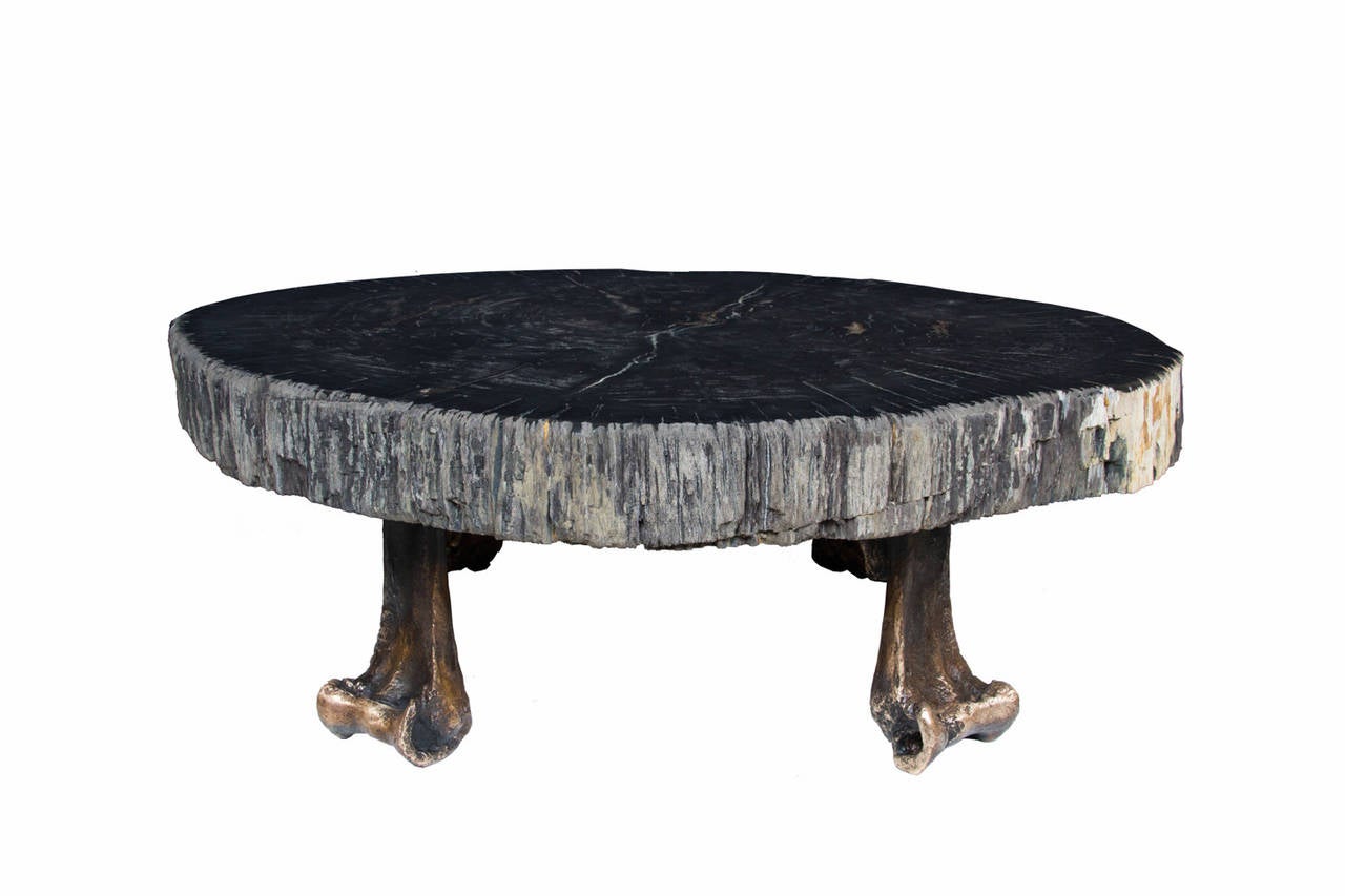 Contemporary Elephant Bird Table For Sale