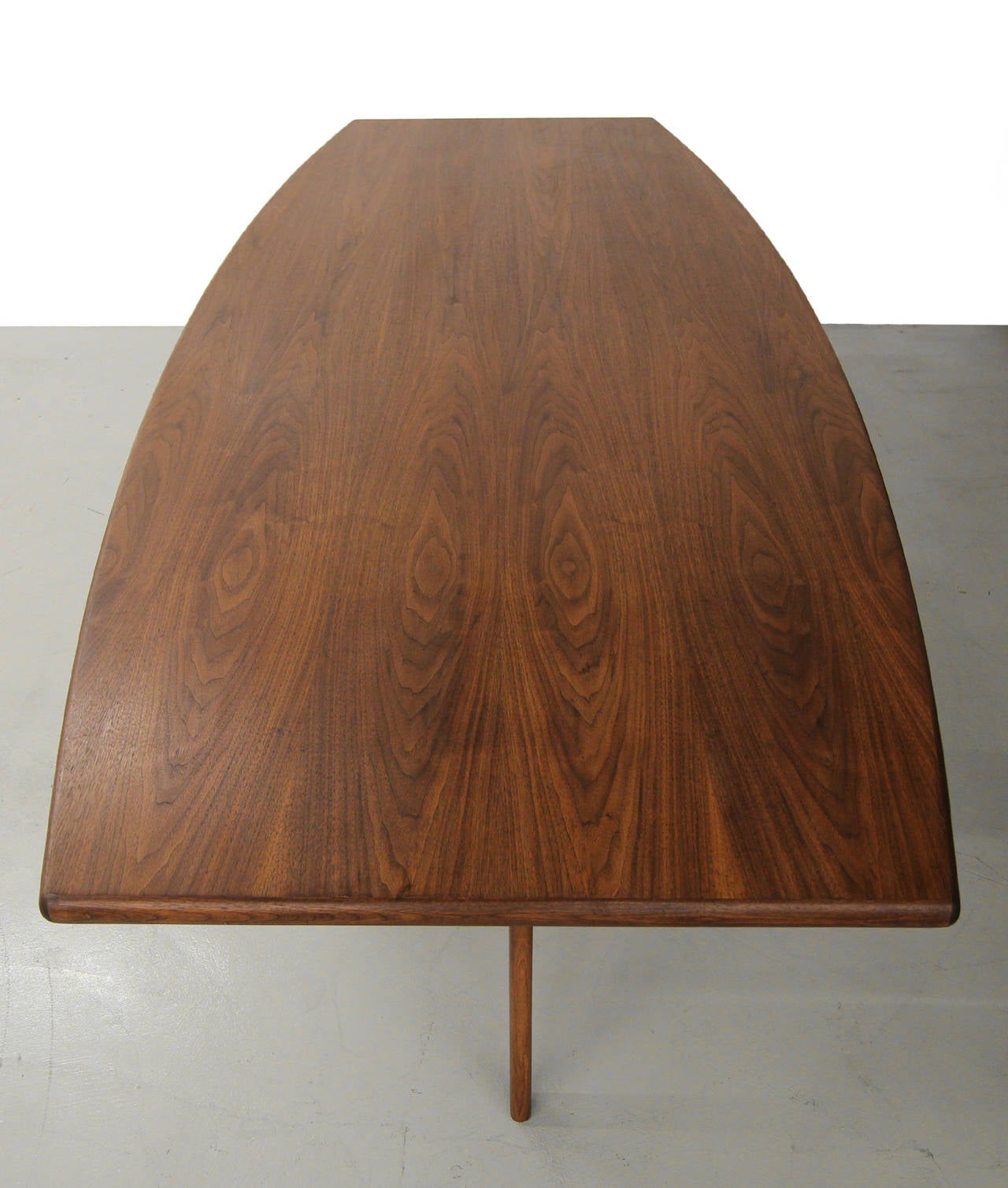 surfboard shaped dining table
