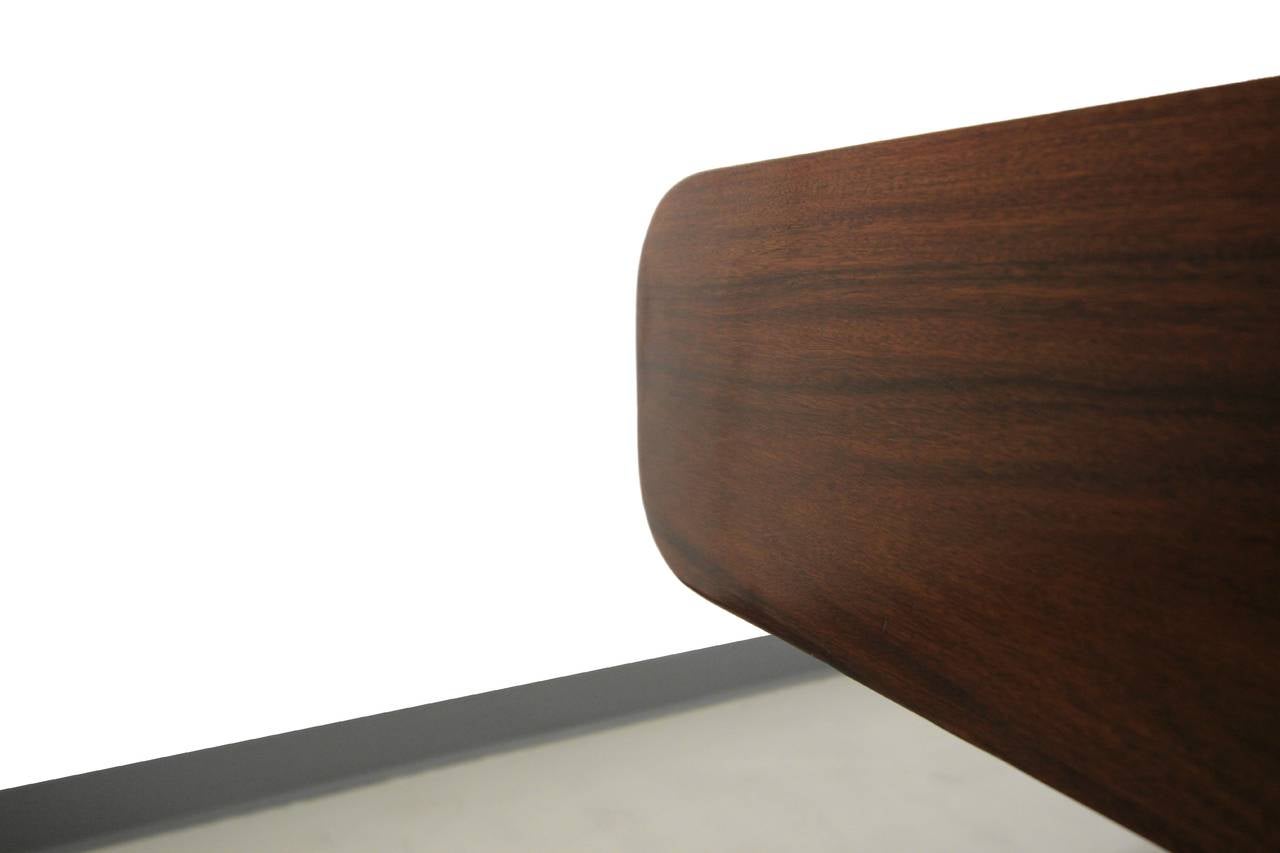 Midcentury Rosewood and Chrome Cantilever Desk by Ste-Marie & Laurent 3