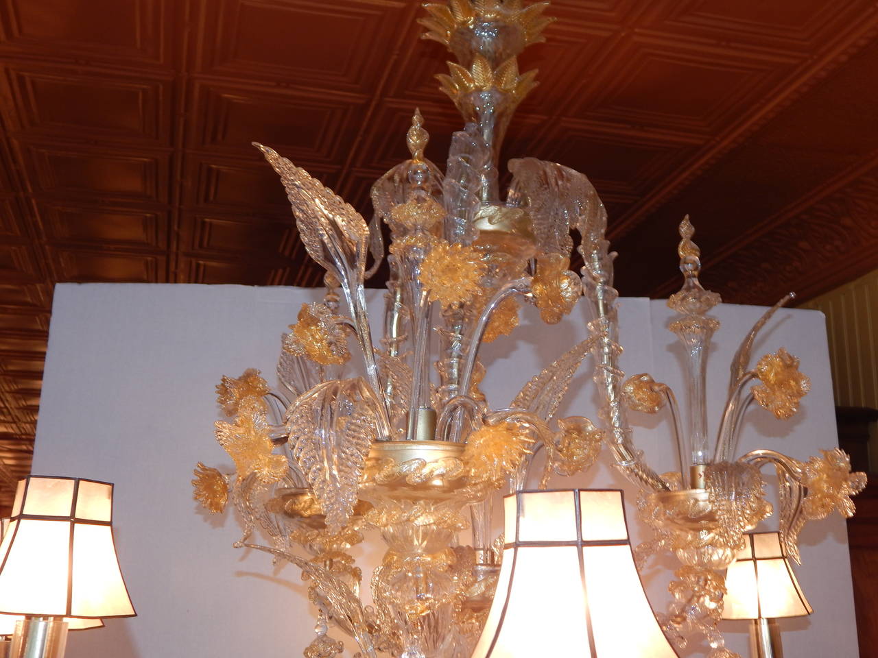 Italian Venetian Six-Arm Chandelier