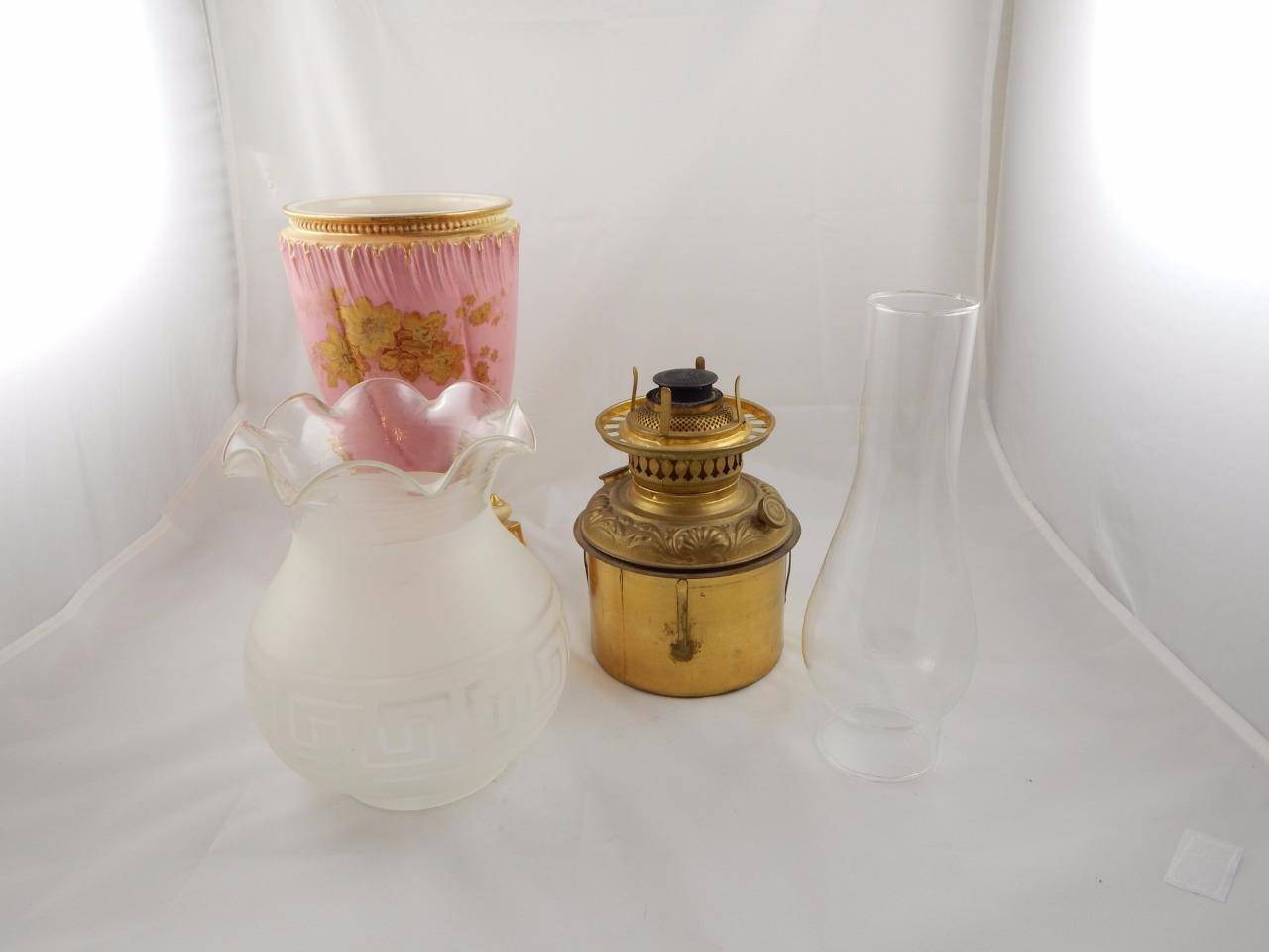 Rare Royal Worcester Original Oil Lamp For Sale at 1stDibs