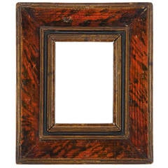 Marco de panel de mármol español del siglo XVII