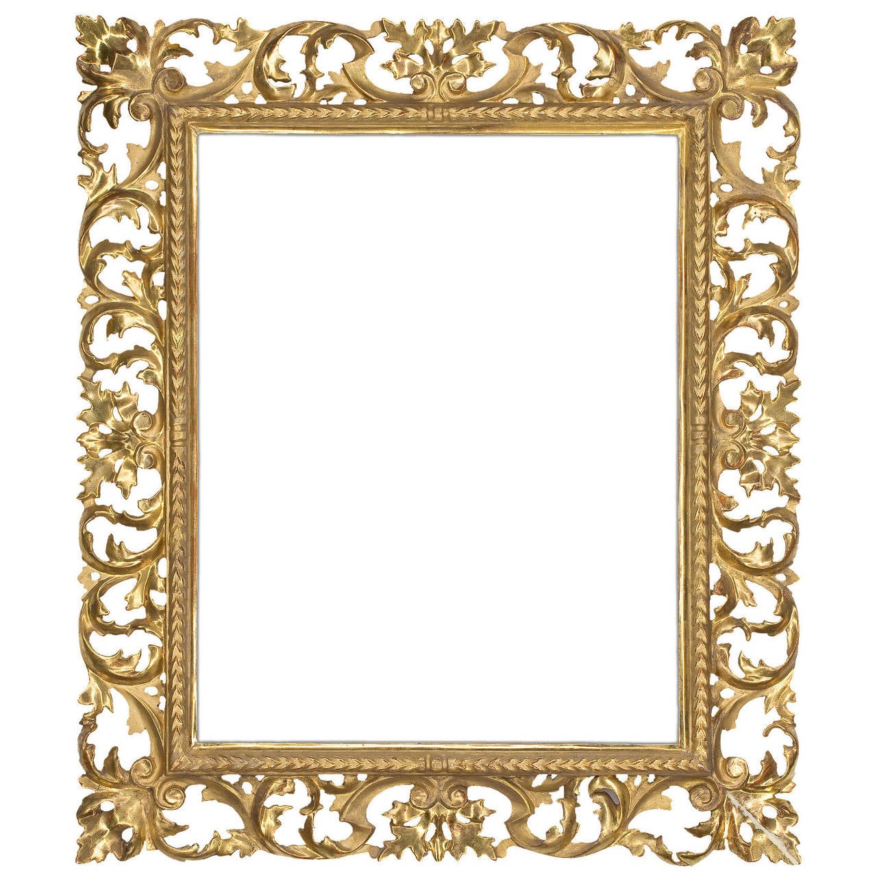 19th Century Italian Carved Frame