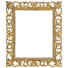 Antique 19th Century Italian Carved Frame