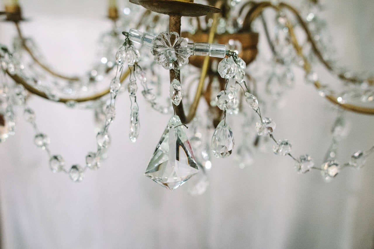 Early 19th Century Italian Genovese Chandelier In Good Condition In Nashville, TN