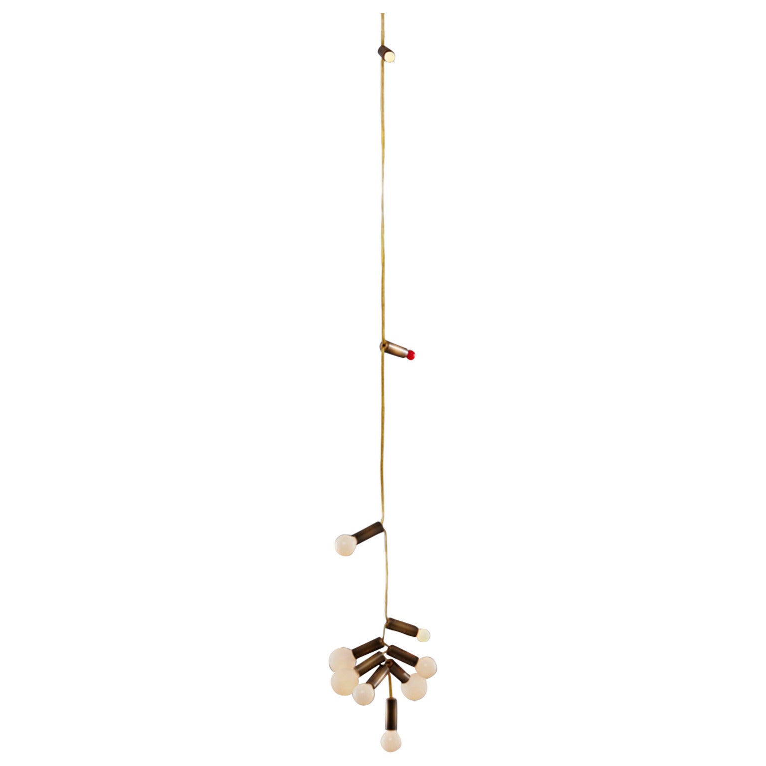 Patrick Townsend Bronze String Ten-Pendant Light