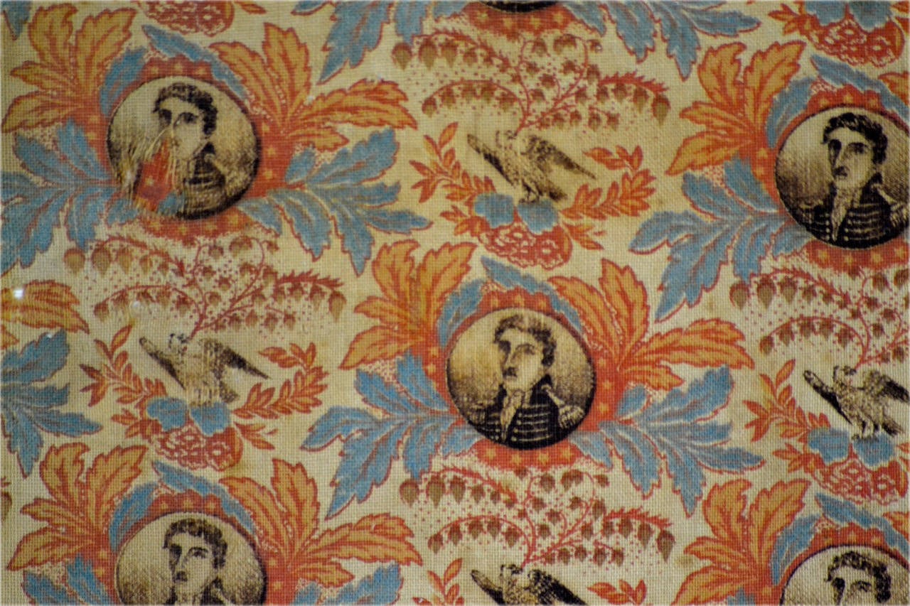 President Andrew Jackson

A exceptional rare antique Presidential Campaign Textile from the 1824 Campaign for President Andrew Jackson. Made of cotton cloth with a typical “yard goods” repeating pattern portrait of  Andrew Jackson in his Generals