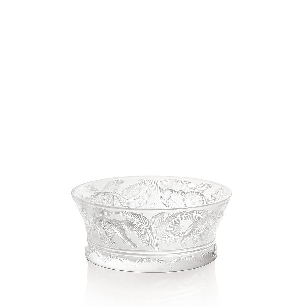 For Sale: Clear Jungle Bowl in Crystal Glass by Lalique 3