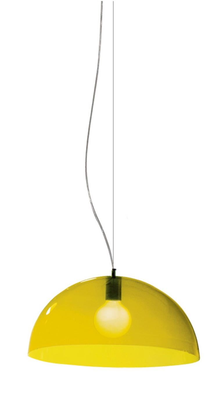 En vente : Yellow Grande lampe à suspension Emiliana Martinelli Luce Bubbles 2033 de Emiliana Martinelli